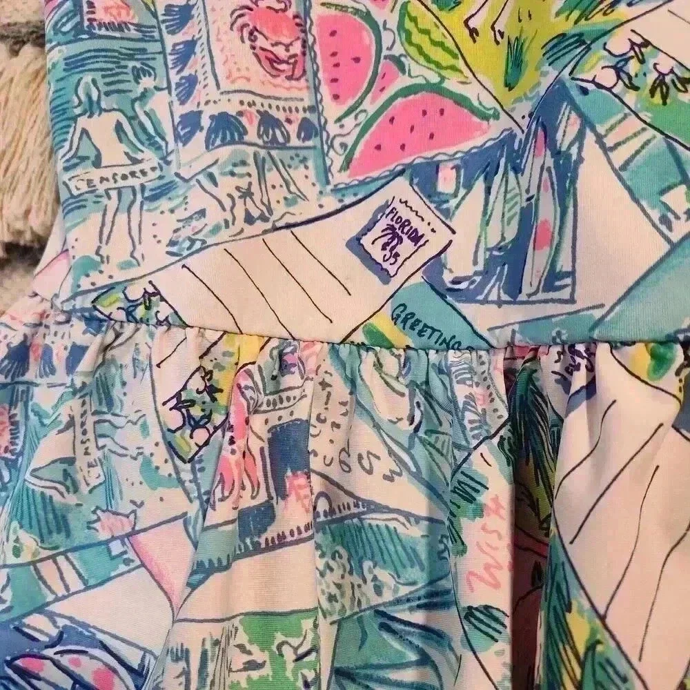 Girl's UPF 50+ Vossie Swimsuit |‎ Size 10 - Lilly Pulitzer